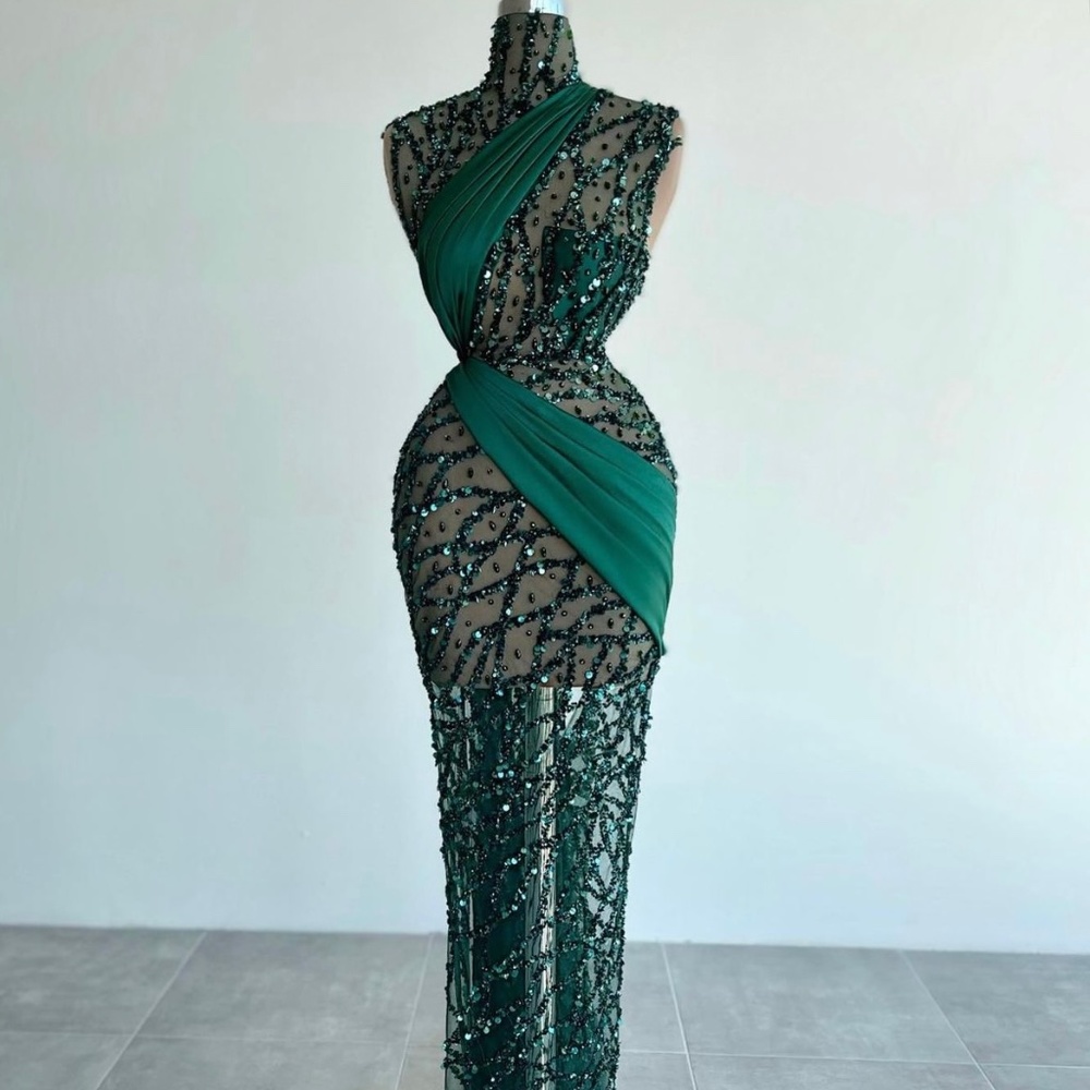 Couture Green Gown